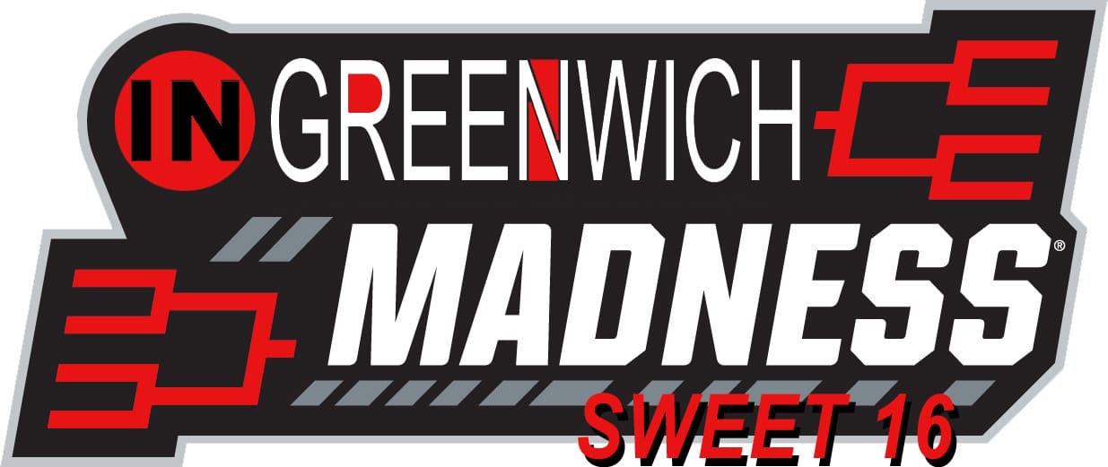 Greenwich Madness Logo sweet 16